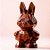 Forma para Chocolate 2 Coelhos Diamantados Pequeno - FP206 - 1 unidade - Crystal - Rizzo - Imagem 2