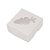 Caixa Quadrada 8x8cm Visor Cenoura Branca - 10 unidades - Crystal - Rizzo - Imagem 1