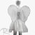 Kit Fantasia Carnaval - Borboleta - Branco - Mod:81 - 01 unidade - Rizzo - Imagem 1