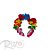 Tiara Havaiana - Flores Sortidas  - Mod:6906 - 01 unidade - Rizzo - Imagem 2