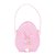 Cesta em Feltro para Ovinhos Coelho Rosa de Páscoa M - 14,5cm x 12,5cm x 8,5cm - 1 unidade - Cromus Páscoa - - Imagem 1