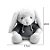 Coelho Pelúcia com Blusa Moletom Capuz - Rosa - 20cm - 01 unidade - Cromus Páscoa - - Imagem 2
