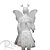 Kit Fantasia Carnaval - Borboleta - Branco - Mod:616 - 01 unidade - Rizzo - Imagem 2