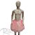 Saia Tule com estampa coração dourado - 30cm - Rosa Bebê - Mod 422 - 01 unidade - Rizzo - Imagem 1