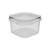 Pote com Lacre Quadrado - 150ml - 10 unidades - Plastilania - Rizzo - Imagem 1