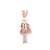 Enfeite para Pendurar Coelho com Olhos Fechados Rosa - 01 Unidade - Cromus - - Imagem 1