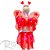 Kit Fantasia Carnaval - Borboleta - Tiara Led - Vermelho - Mod:638 - 01 unidade - Rizzo - Imagem 2