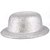 Adereço de Carnaval Chapéu Glitter Coquinho - Prata - Mod 6529 - 01 unidade - Rizzo - Imagem 1
