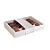Caixa Tablete com Brigadeiro Branco 18x13x3,2cm - 10 Unidades - Cromus Profissional- Rizzo - Imagem 1