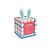 Caixa Pop Up Pop Coelhinhos - 10 unidades - Cromus - Rizzo - Imagem 1