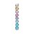 Bolas em Tubo Rainbow Lisa 8cm - 08 unidades - Cromus Natal - Imagem 1