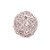 Bola Rattan Nude 15cm - 1 Unidade - Cromus - Rizzo - Imagem 1