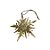 Enfeite para Pendurar - Estrela  - Dourado - 13cm - 01 unidade - Natal Tok da Casa - Rizzo - Imagem 1