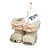 Enfeite para Pendurar - Bota Decorativa - Rosê - 8cm - 01 unidade - Natal Tok da Casa - Rizzo - Imagem 1