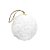 Kit Bolas Decorativas - Pelúcia - Branco - 8cm - 03 unidades - Natal Tok da Casa - Rizzo - Imagem 1