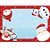 Jogo Americano Natal Encantado 06 Unidades Decora Doces Rizzo - Imagem 1