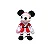 Mickey Noel com Candy- 16 cm - Natal Disney - 01 Unidade - Cromus - Imagem 1