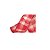 Fita Aramada Xadrez Vermelho e Nude 3,8cm x 914cm - 01 unidade - Cromus Natal - - Imagem 1