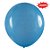 Balão de Festa Redondo Profissional Látex Liso 24'' 60cm - Azul Celeste - 3 unidades - Art Latex - Rizzo - Imagem 2
