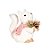 Esquilo de Pelúcia Soft com Cachecol Rosa 25cm - 01 unidade - La Perle - Cromus Natal - Rizzo - Imagem 1