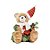 Urso de Palha C/ Gorro - 1 Un - Cromus Natal - Rizzo - Imagem 1