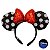 Tiara Lantejoula Poá Orelhinha Minnie Mouse - Disney Original - 1 Un - Rizzo - Imagem 1