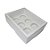 Caixa Base Brigadeiro - Branco - N1 (9cm x12cm x4cm) - 5 unidades - Assk - - Imagem 1