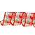Fita Decorativa Natal Xadrez Vermelho e Verde  6,3x914cm - 1 Unidade - Cromus - - Imagem 1