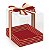 Caixa para Panetone 500g G 14,4x14,4x16cm Natal Chic - 1 unidade - Cromus Natal - - Imagem 1