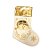 Bota Natalina Papai Noel - Branco/Dourado - 01 unidade - Cromus Natal - - Imagem 1