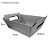 Cesta de Papel M 12,5X17X7cm - Kraft - 10 Unidades - ASSK - - Imagem 2