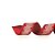 Fita Decorativa Natal Lisa Renda - Vermelho & Branco - 6,3x914cm - 1 UN - Cromus - Rizzo - Imagem 1
