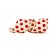Fita Decorativa Natal Poá - Bege & Vermelho - 6,3x914cm - 1 UN - Cromus - Rizzo - Imagem 1