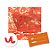 Kit Saco para Presente + Fecho de Natal + Presente Vermelho 20cm x 29cm 01 Unidade Cromus Rizzo - Imagem 1