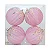 Kit Bola Gomos Miçangas coloridas - Trend Rainbow - Candy- Rosa Claro- 10cm - 4 unidades - Cromus Natal - Rizzo - Imagem 1