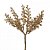 Galho Folhas Glitter Ouro 01 Unidade - Cromus - Rizzo - Imagem 1