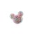 Aplique Urso Incolor Colors - 5cm - 2 Un - Artegift - Rizzo - Imagem 1