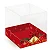Caixa para Panetone 500g G 14,4x14,4x12cm Sinos Natalinos - 01 unidade - Cromus Natal - Imagem 1