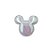 Aplique Urso Nacarado Metalizado - 5cm - 2 Un - Artegift - Rizzo - Imagem 1