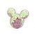 Aplique Urso Paetê Branco - 6,5cm - 2 Un - Artegift - Rizzo - Imagem 1