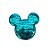 Aplique Urso Paetê Azul - 6,5cm - 2 Un - Artegift - Rizzo - Imagem 1