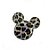 Aplique Urso Prata Animal Print Decorativo - 2 Un - Artegift - Rizzo - Imagem 1
