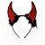 Tiara Halloween com aplique de chifres - Diabinha mod:6484 - 01 unidade - Rizzo - Imagem 2