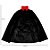 Capa de Vampiro - Halloween - Preto c/ gola Vermelha - Infantil - 01 unidade - Rizzo - Imagem 2
