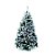 Árvore de Natal Mont Blanc Nevada Verde 2,40m - 01 unidade - Cromus Natal - Rizzo - Imagem 1