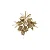 Pick Ouro 20cm - 01 unidade - Cromus Natal - Rizzo - Imagem 1