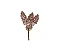 Pick Galho Rose Gold 10cm - 01 unidade - Cromus Natal - Rizzo - Imagem 1