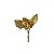 Pick Galho Ouro 10cm - 01 unidade - Cromus Natal - Rizzo - Imagem 1