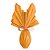 Folha para Ovos de Páscoa Double Face Acetinado Laranja 69x89cm - 05 unidades - Cromus Páscoa - Rizzo Embalagens - Imagem 1