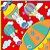 Saco Express 32x32cm para Ovos de 150g a 200g - Balão Mágico Vermelho - 05 unidades - Cromus Páscoa - Rizzo Embalagens - Imagem 1